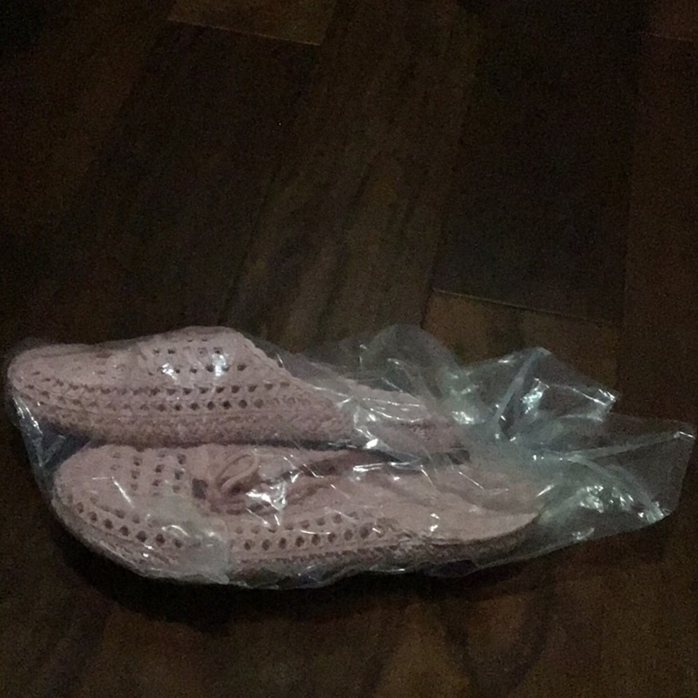 Weird pink shoes